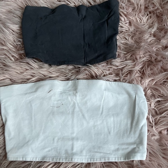 Tube top flower & plain color - Picture 2 of 2